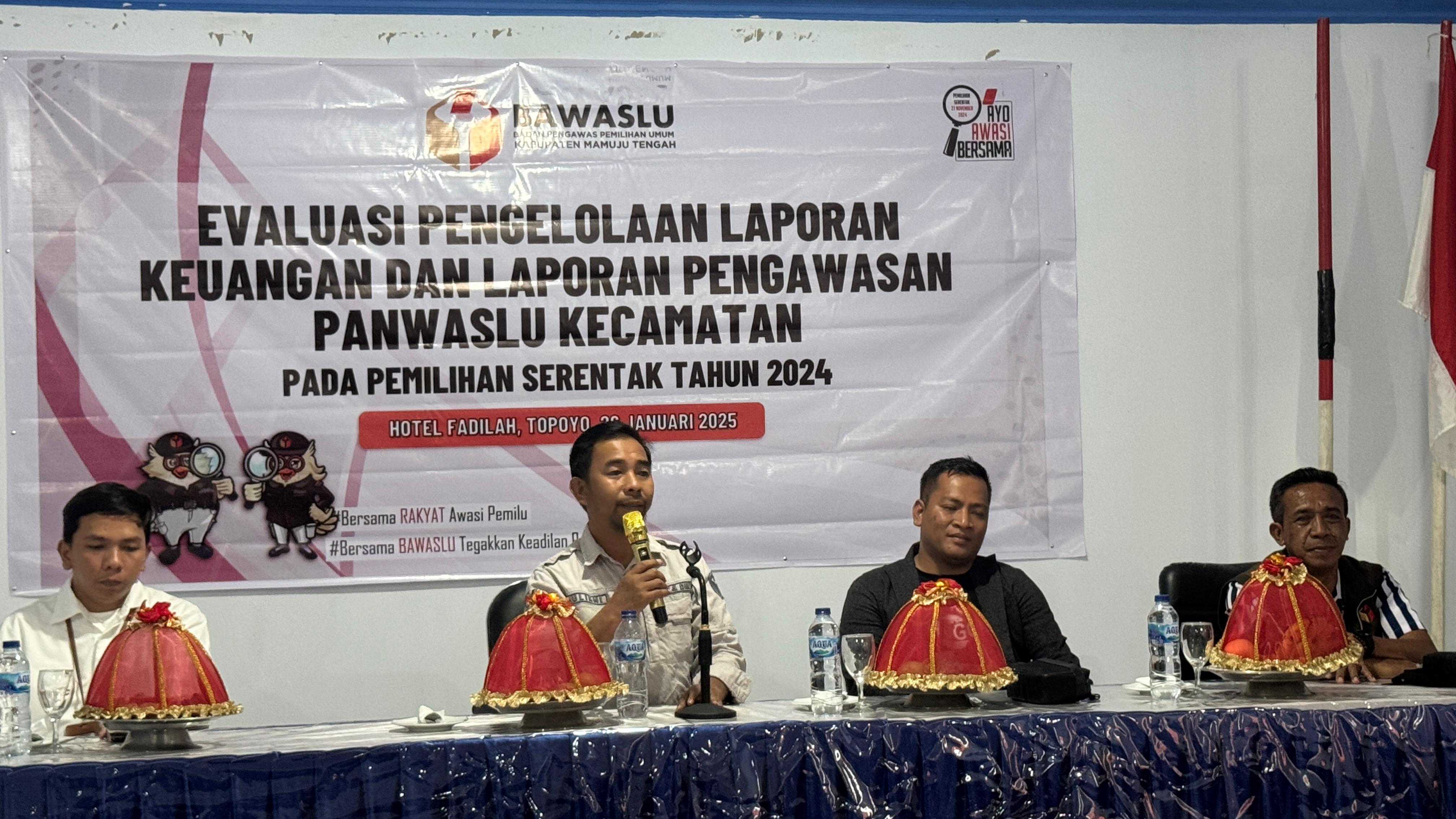 Rapat Evaluasi Pengelolaan Keuangan Panwaslu Kecamatan